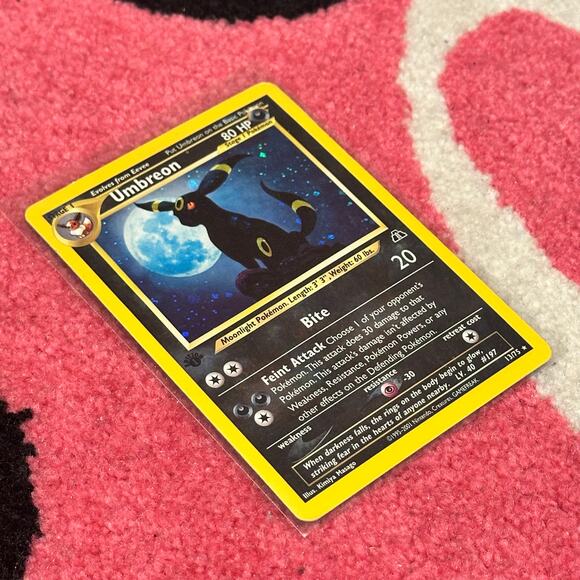 Umbreon [1st Edition] #13 Pokémon Neo Discovery – As Pictured - Picture 2 of 7